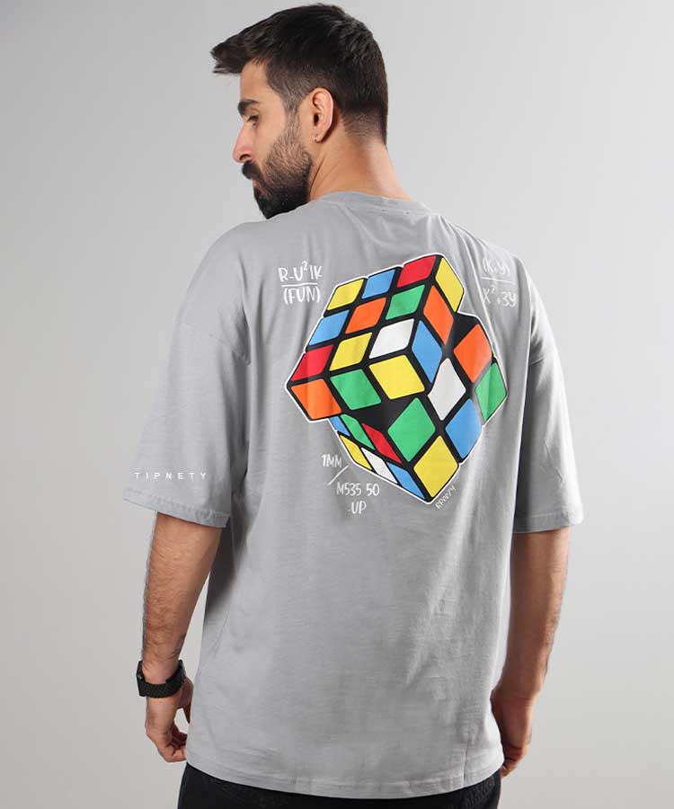 تیشرت لش طرح مربع روبیک 1166