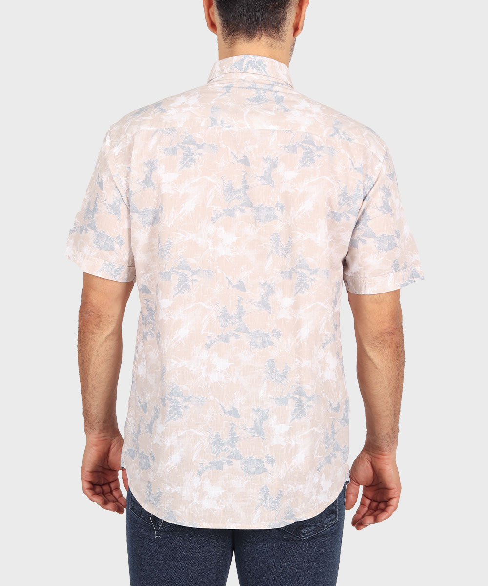             آبی پیراهن آستین کوتاه کلاسیک 5525  - تصویر 5