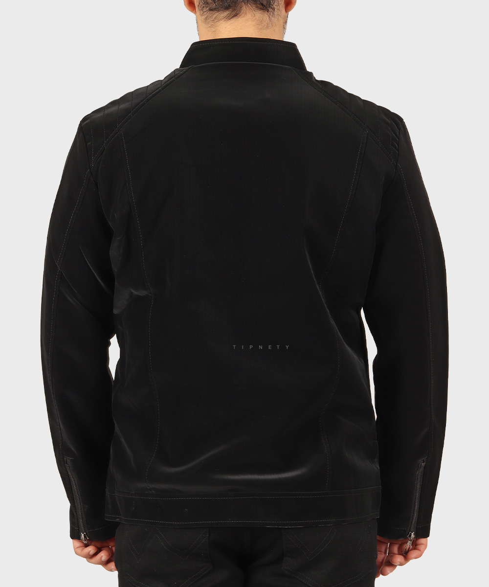                 سبز کرم مشکی زمستانه کت چرم 6015  - تصویر 18