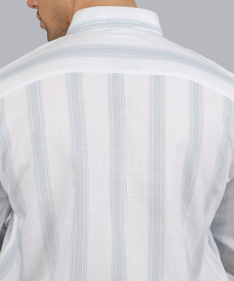                                                 آبی پیراهن آستین بلند فیت 5260  - تصویر 4