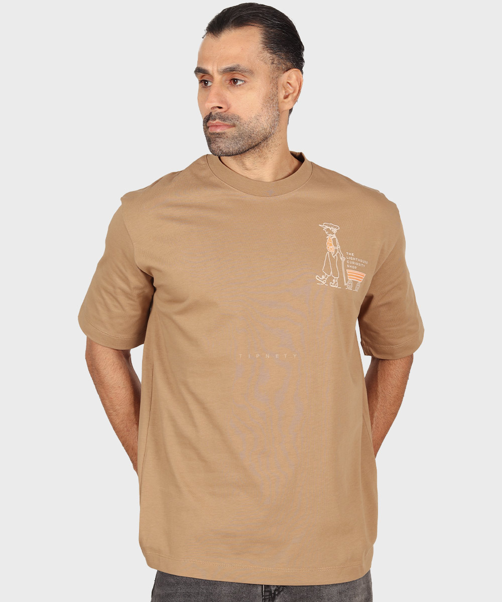                                 سفید خاکی صدری تیشرت لش 1725  - تصویر 21