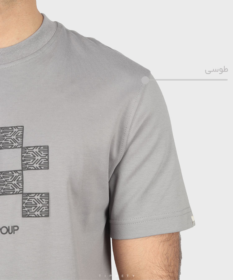                             مشکی یشمی طوسی شیری آبی روشن شکلاتی تیشرت لش 3250  - تصویر 10