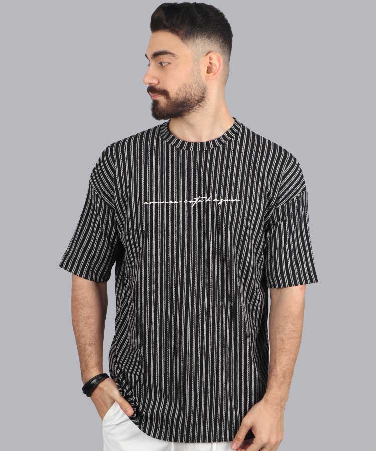 تیشرت لش سفید و مشکی مراکش 0696