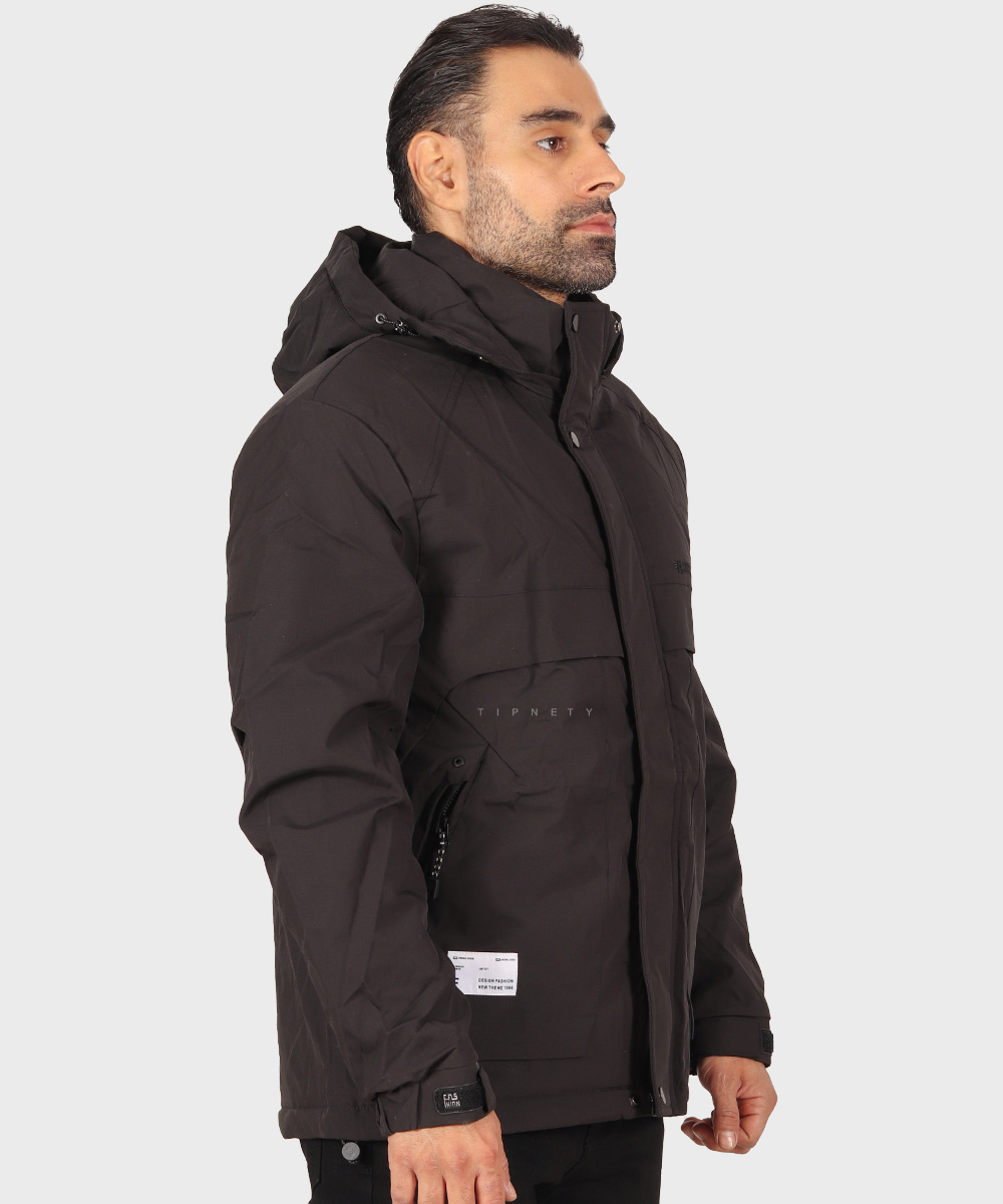           سبز استخوانی مشکی فسفری زمستانه کاپشن 7301  - تصویر 19