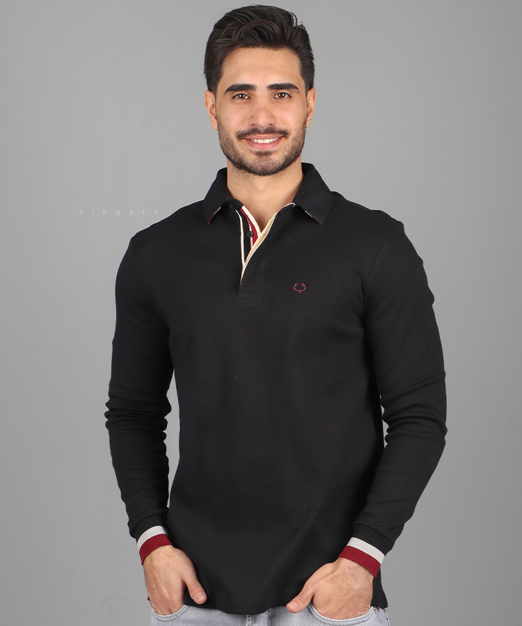                                                                                                                                                                                                 فرمی خاکی مشکی دودی سورمه ای پاییزه تیشرت 0457  - تصویر 4