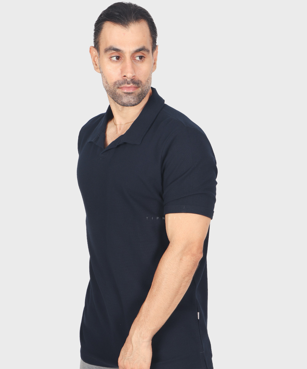                                     کرم روشن سورمه ای دودی صدری خاکی یشمی آبی روشن مشکی تیشرت یقه دار 1741  - تصویر 17