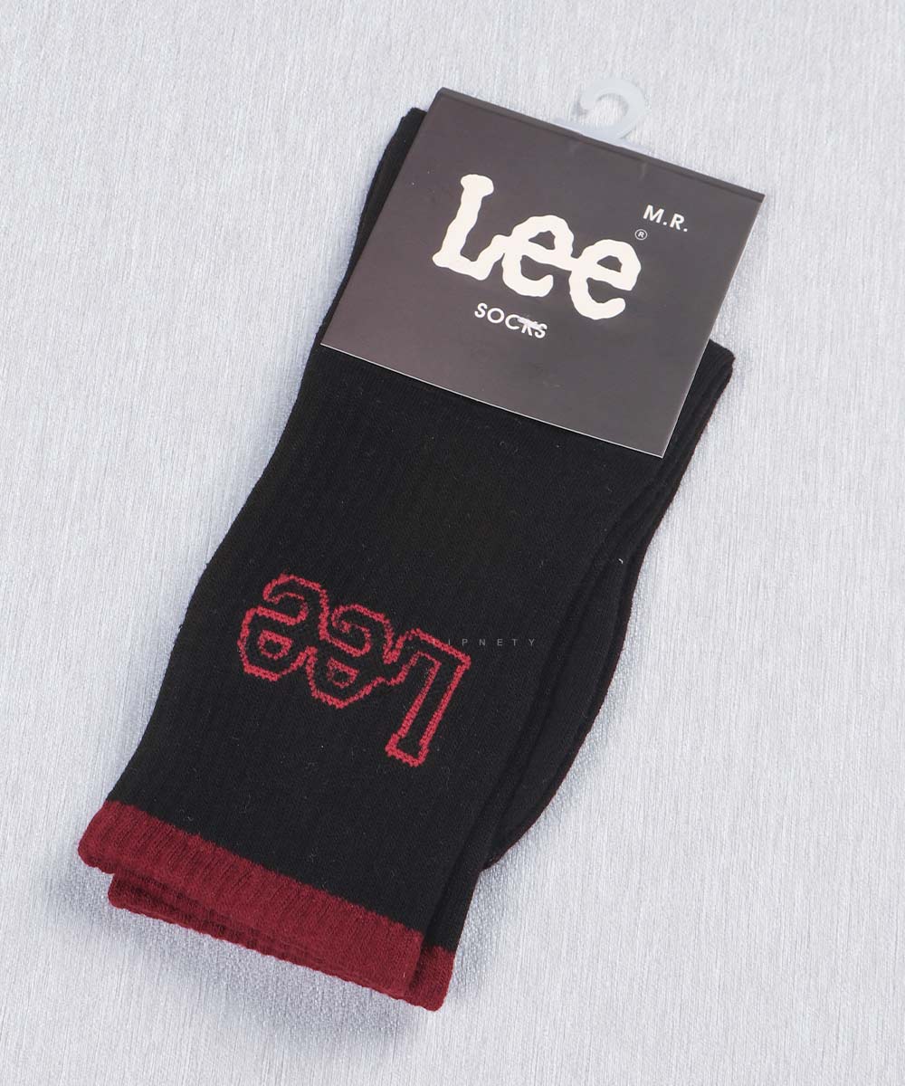 جوراب ساق بلند اسپرت طرح Lee کد 7108