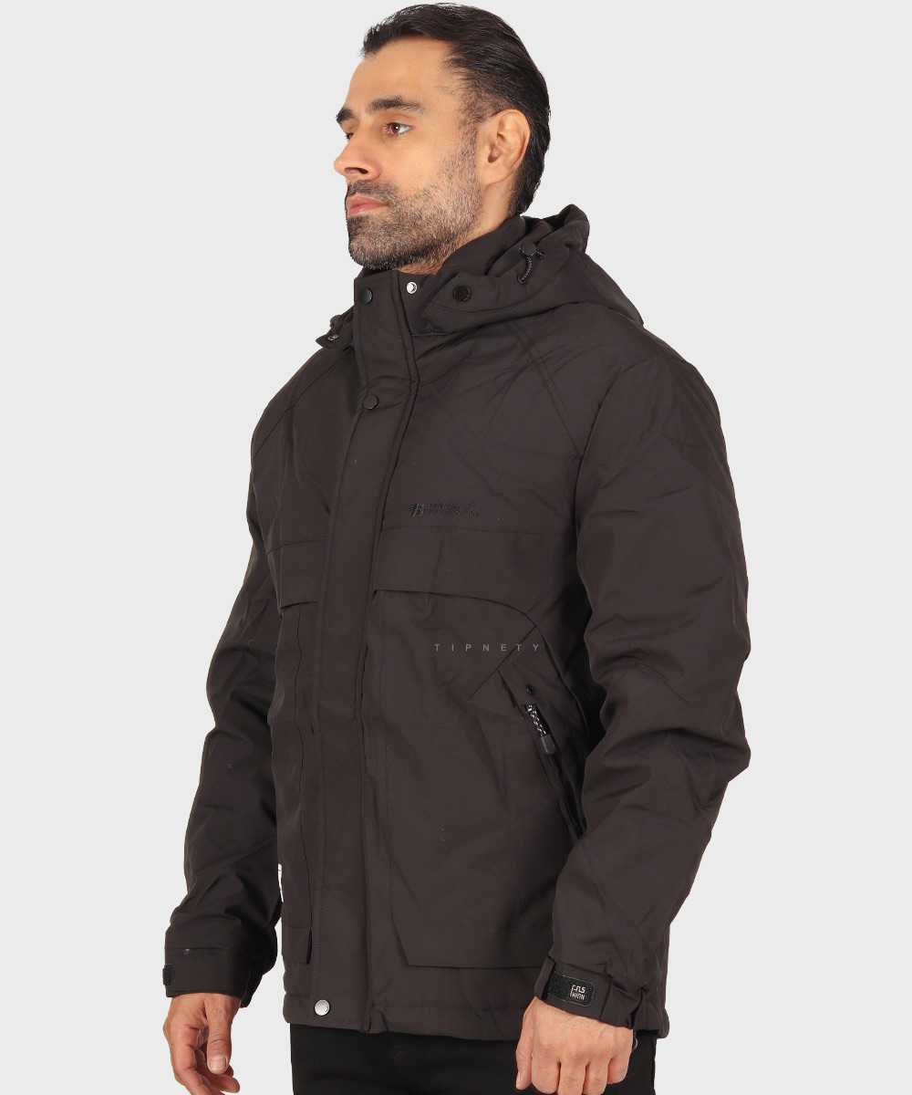           سبز استخوانی مشکی فسفری زمستانه کاپشن 7301  - تصویر 14