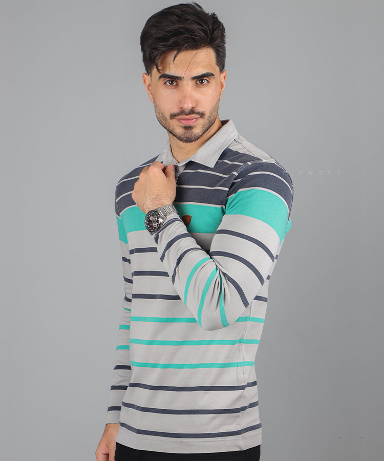                                                                                                                                                           سبز نارنجی طوسی قرمز پاییزه تیشرت 1313  - تصویر 4