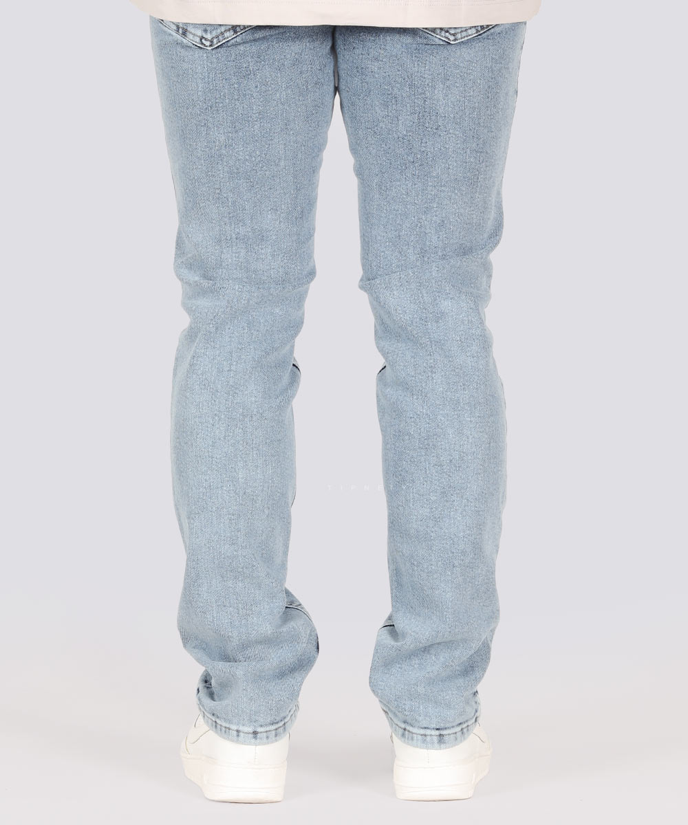   روشن   چرک         روشن   چرک تینت آبی شلوار جین اسلیم 3686  - تصویر 8