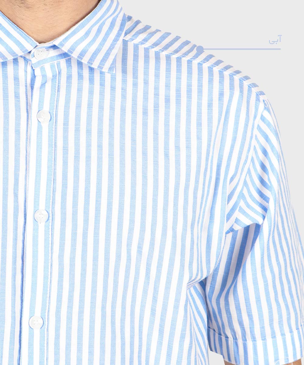         زیتونی پیراهن آستین کوتاه فیت 4040  - تصویر 6