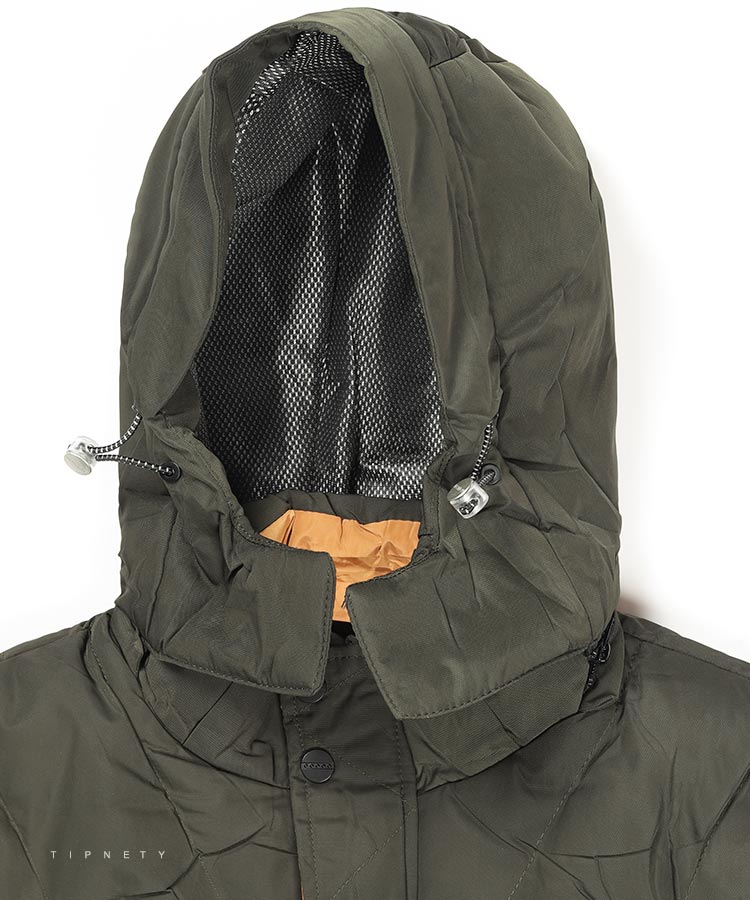           سورمه ای لجنی مشکی سبز زمستانه کاپشن 7065  - تصویر 9