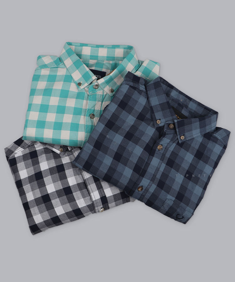                           روشن سورمه ای آبی قرمز   پیراهن آستین کوتاه کلاسیک 4401                                                                 سفید نفتی سبز پیراهن آستین کوتاه کلاسیک 4411  - تصویر 3