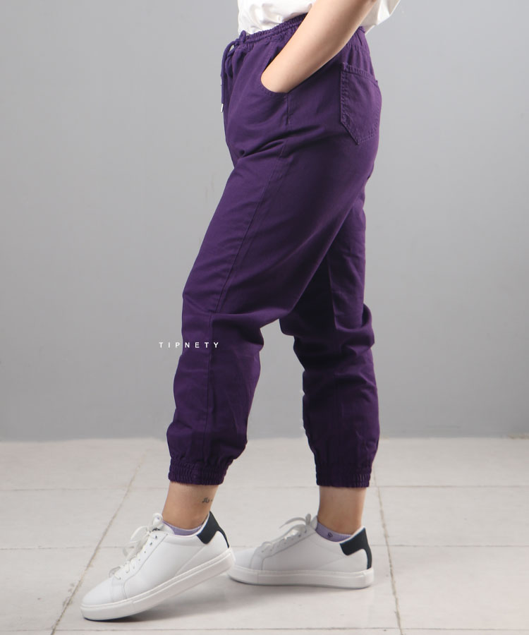 شلوار جاگر زنانه کتان 0363