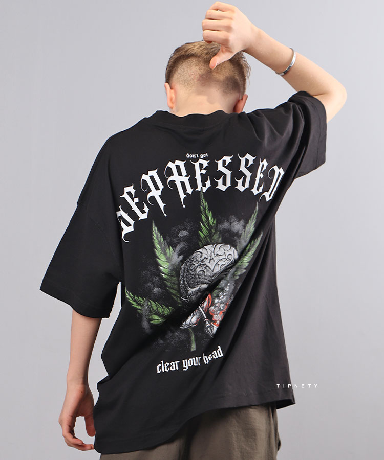                                                                                                               مشکی سفید تیشرت لش 1805  - تصویر 3