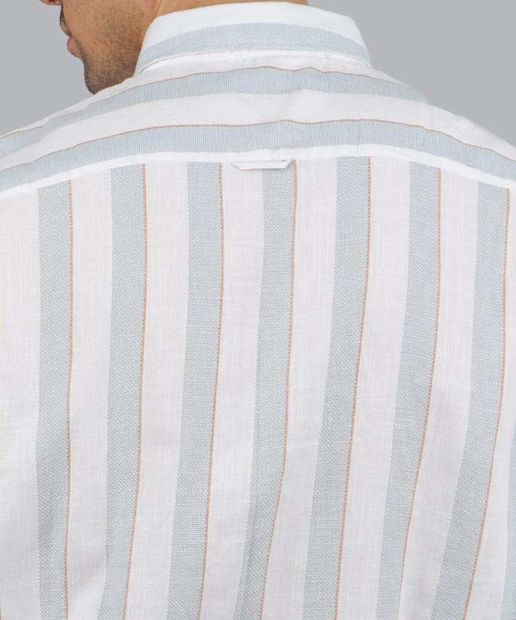                         آبی پیراهن آستین بلند فیت 1237  - تصویر 4