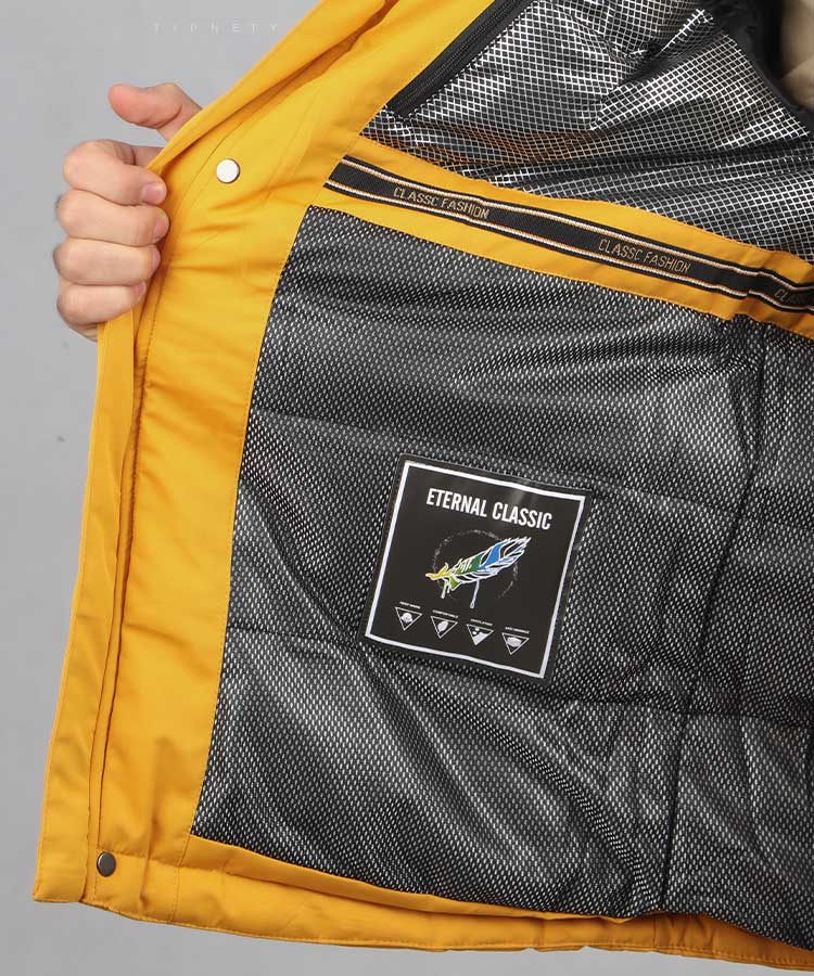                                                                                                               زرد سورمه ای مشکی سبز زمستانه کاپشن 3012  - تصویر 15