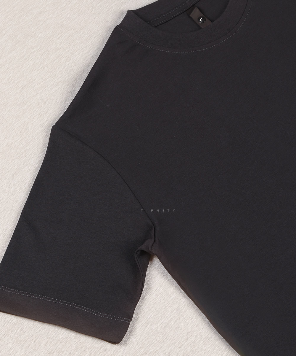 تیشرت لش سورمه ای ساده 8131