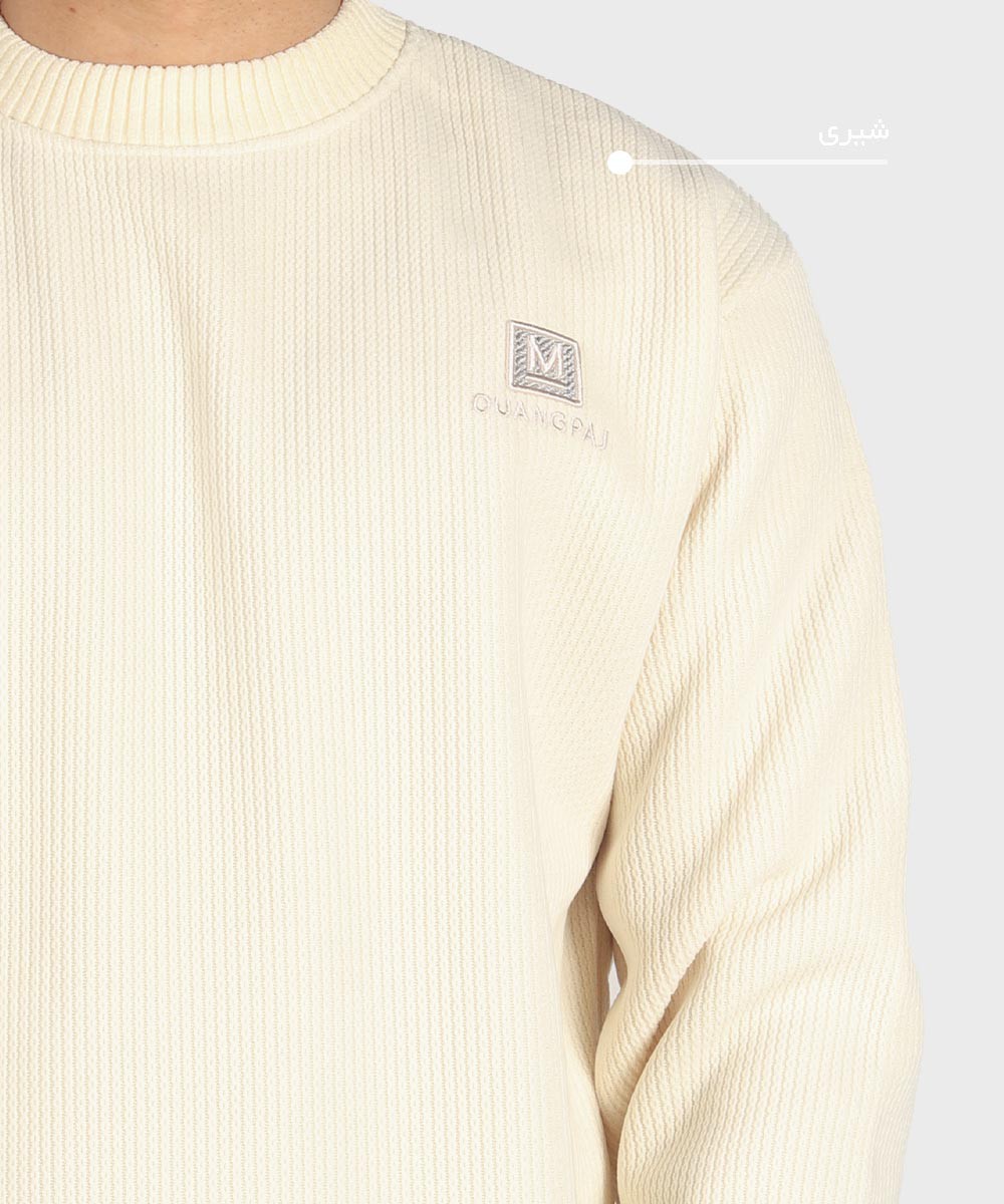 مشکی عسلی شیری پاییزه پلیور 7135  - تصویر 6