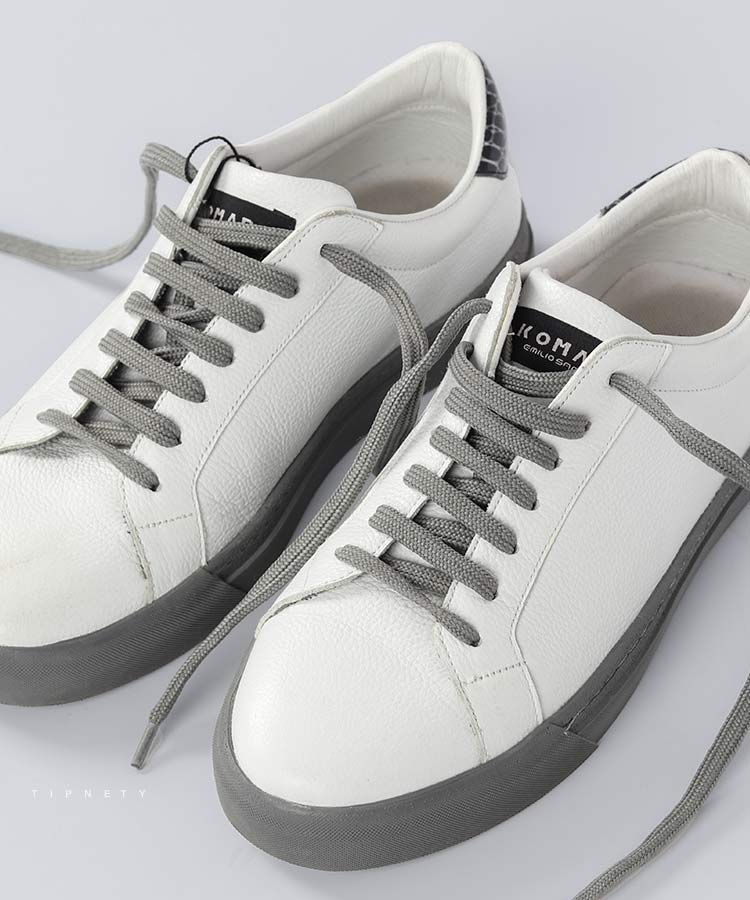 کفش ونس سفید مردانه لژ طوسی 3021