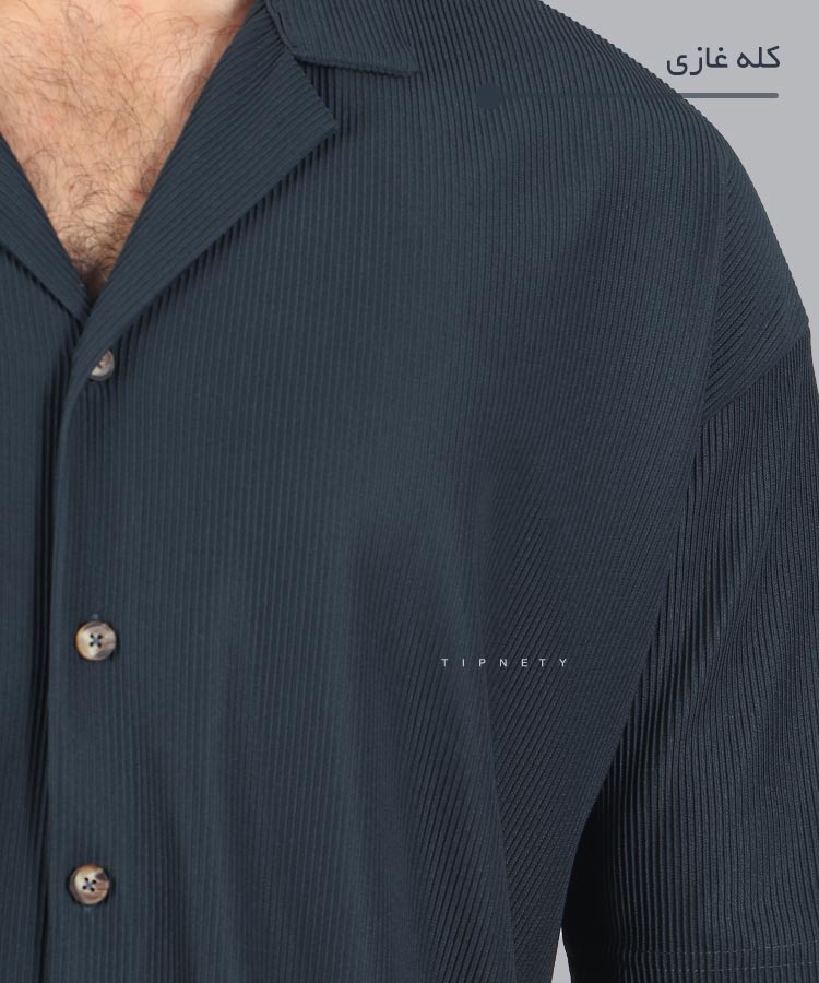                                                                                                                         مشکی کرم کله غازی سفید پیراهن یقه انگلیسی 1338  - تصویر 6