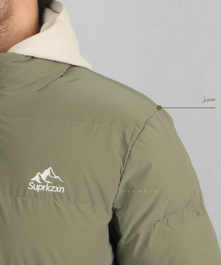                                                                                                     خاکی مشکی طوسی سبز زمستانه کاپشن 0161  - تصویر 7