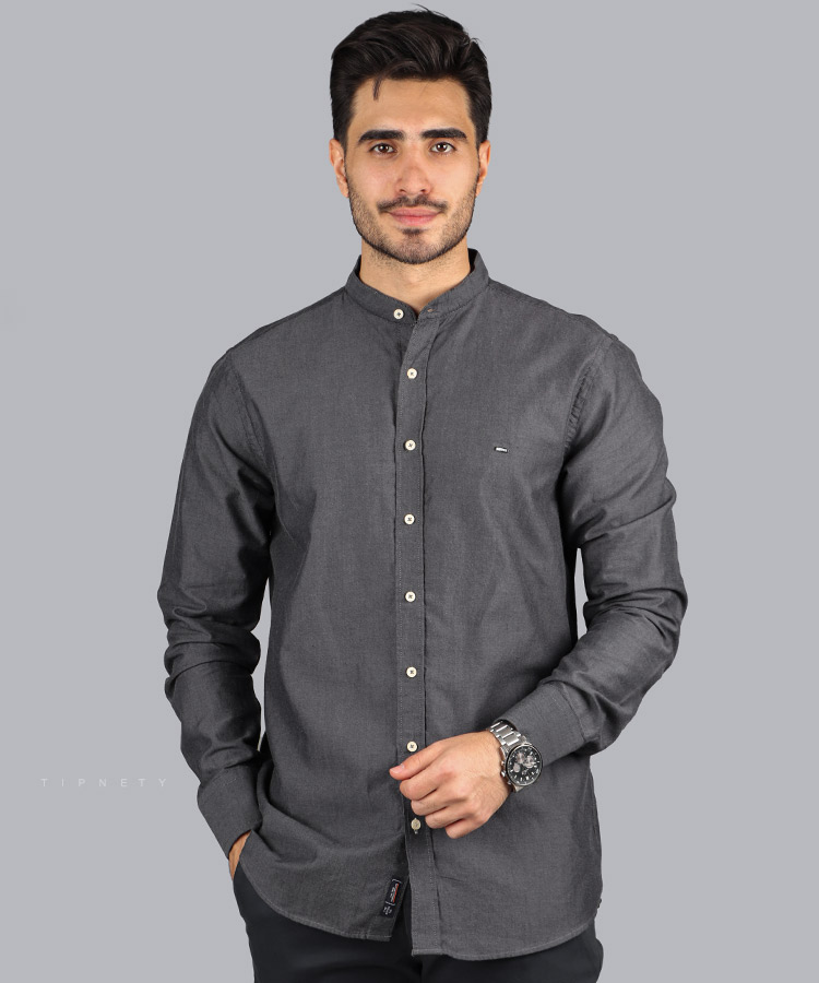 پیراهن مردانه آستین بلند ساده 3966
