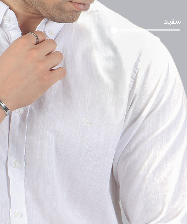                                                                                                                                             سبز صدری نوک مدادی دارچینی سفید قهوه ای پسته ای آبی روشن کرم پیراهن آستین بلند فیت 5107  - تصویر 3