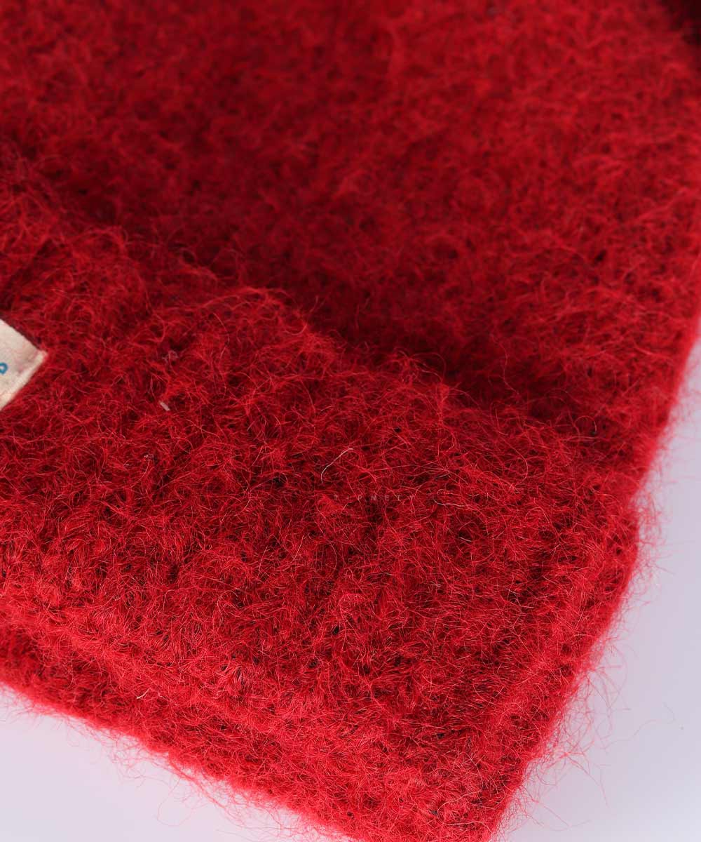 مشکی طوسی قرمز قهوه ای کرم شیری کلاه زمستانی 2057  - تصویر 3