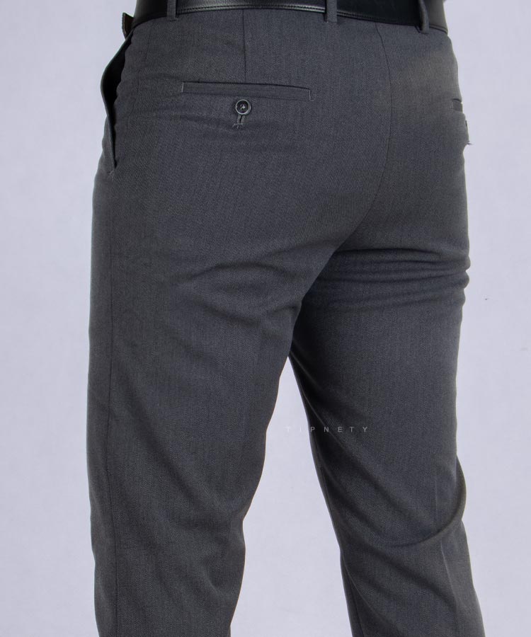                                                                                     مشکی شکلاتی کرم لجنی طوسی تیره سورمه ای شلوار پارچه ای راسته 0796  - تصویر 8