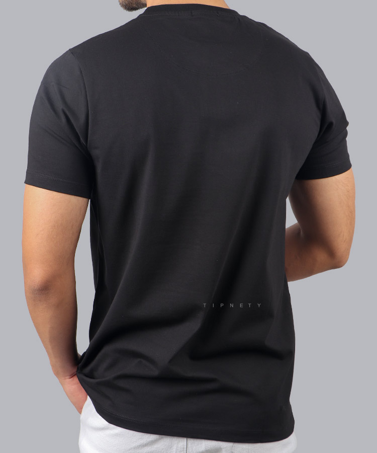                                     مشکی تیشرت چاپی 1587  - تصویر 5