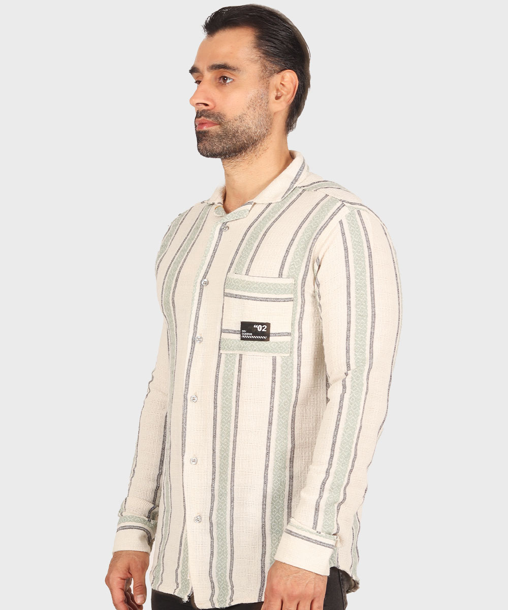         سورمه ای پسته ای لجنی پیراهن یقه انگلیسی 0137  - تصویر 8