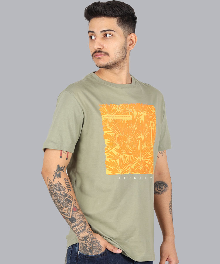                                 سبز تیشرت چاپی 0302  - تصویر 5