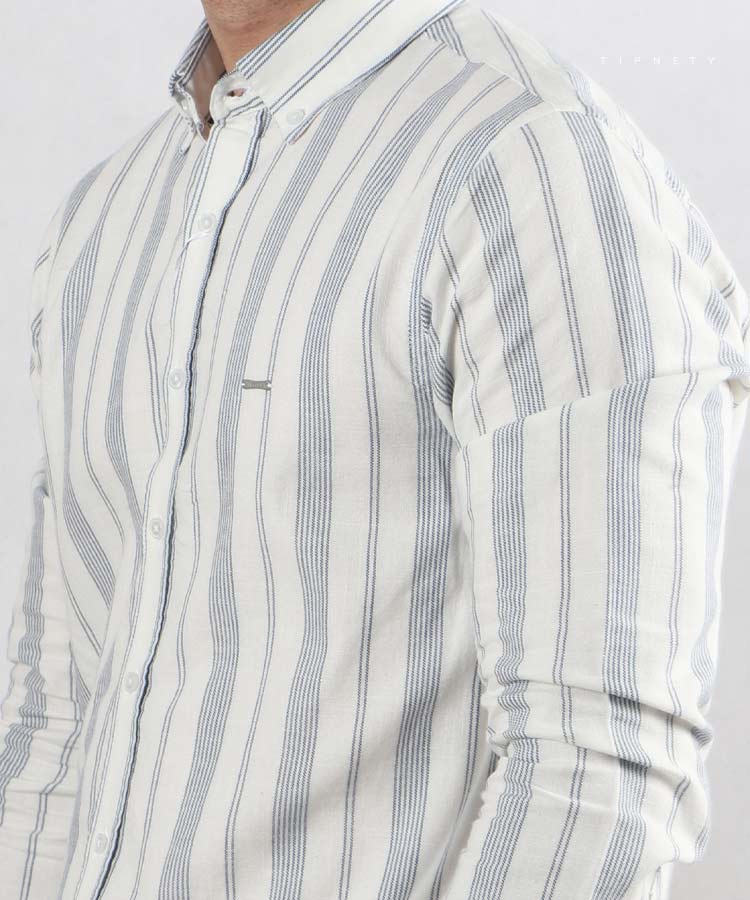                                             کرم پیراهن آستین بلند فیت 8822  - تصویر 3