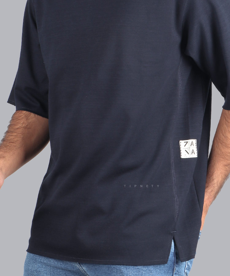                                                                 سورمه ای سفید مشکی تیشرت لش 1339  - تصویر 3