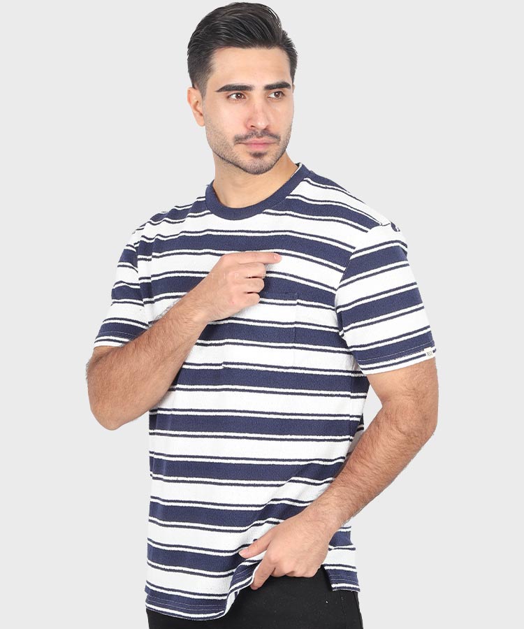                                                   لجنی مشکی سورمه ای نسکافه ای تیشرت لش 3540  - تصویر 4