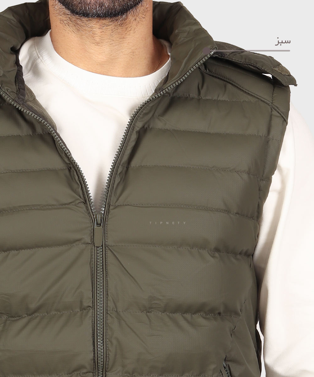                     استخوانی خاکی سبز مشکی زمستانه پافر 7022  - تصویر 9