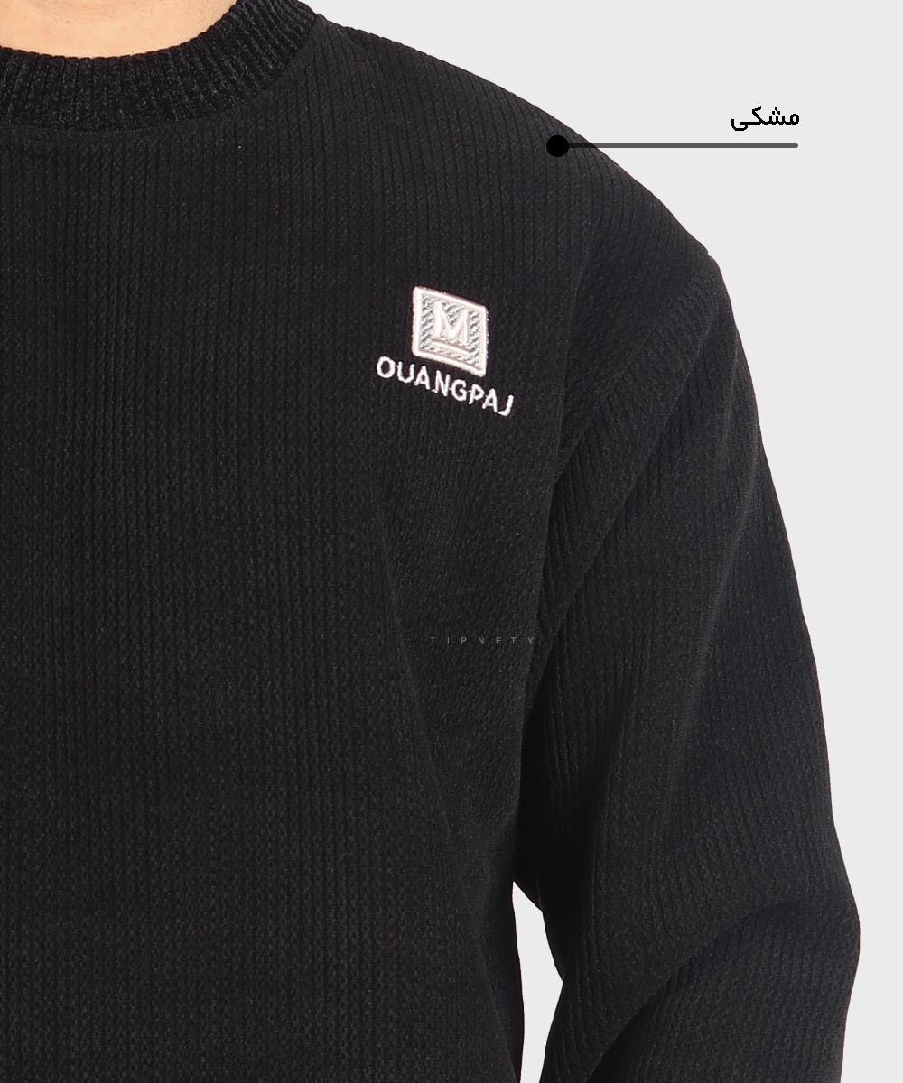 مشکی عسلی شیری پاییزه پلیور 7135  - تصویر 5