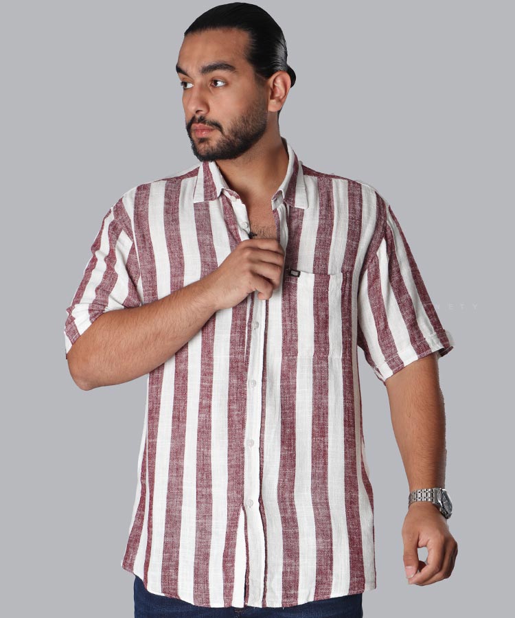 پیراهن لش مردانه کنفی و جیب دار 0822