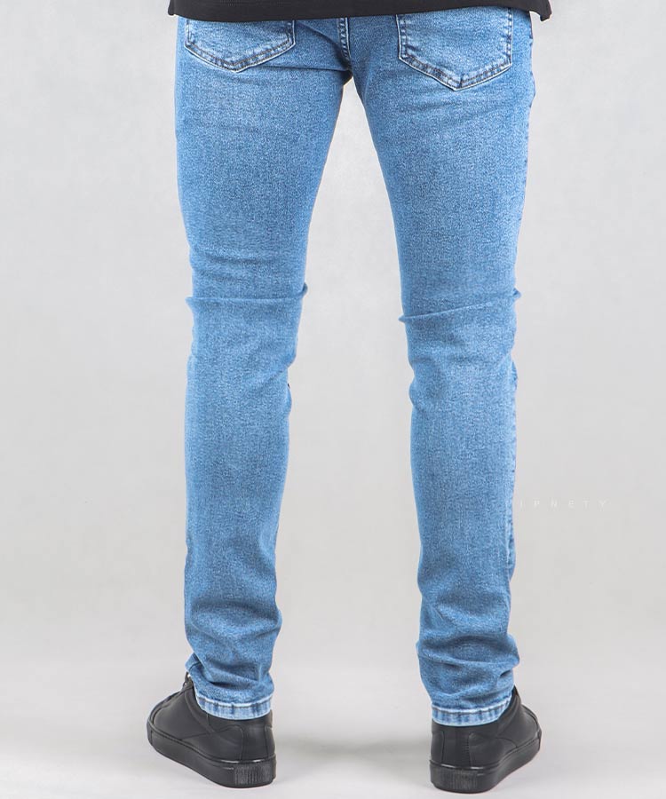                     آبی شلوار جین اسلیم 3759  - تصویر 5