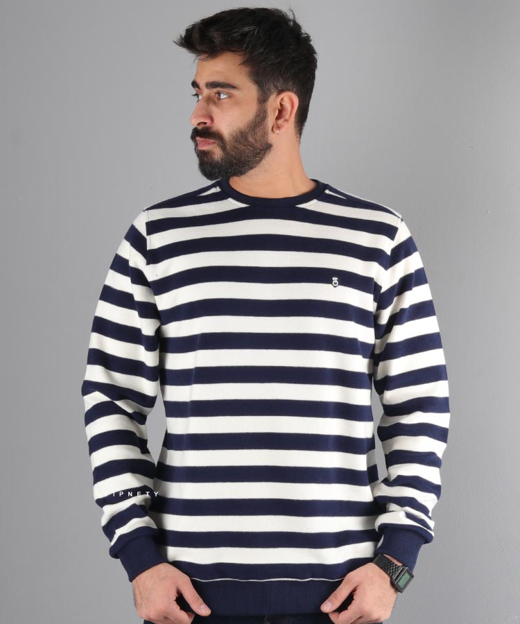                     سبز سفید نوک مدادی قرمز پاییزه پلیور 5197  - تصویر 5