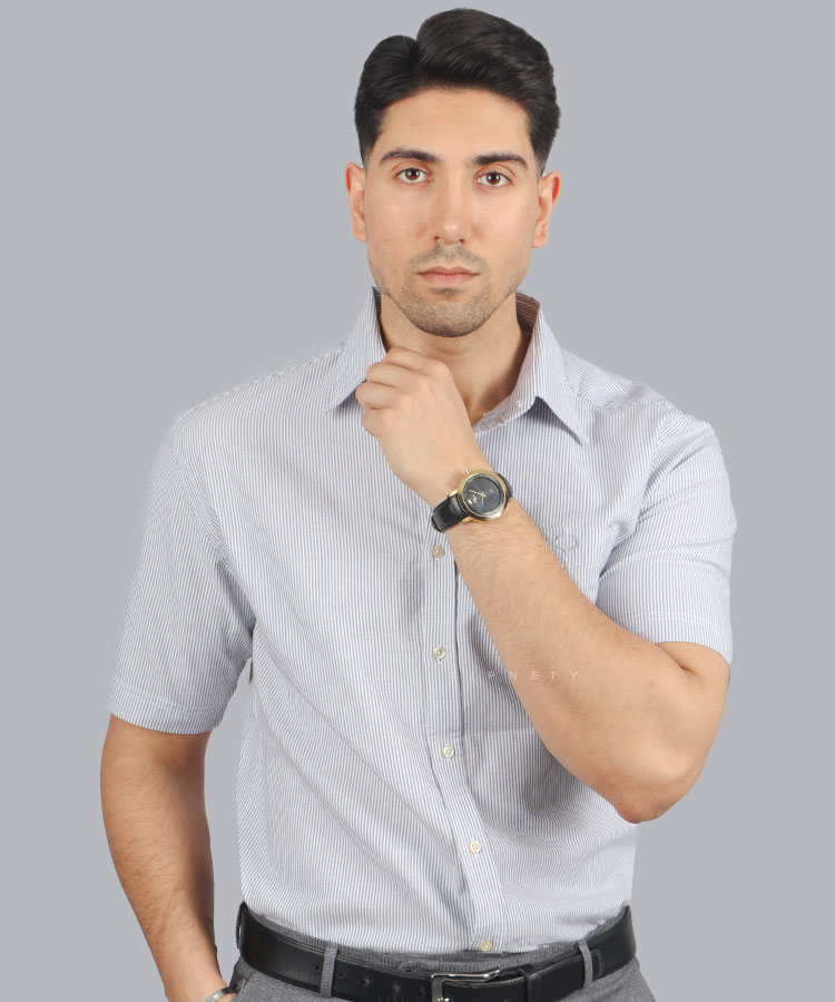 پیراهن آستین کوتاه مردانه مجلسی 1897