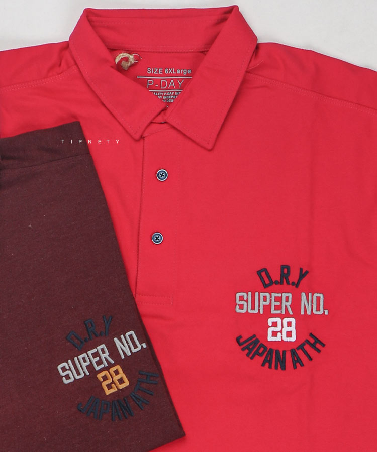 تیشرت یقه دار سایز بزرگ مردانه 5353