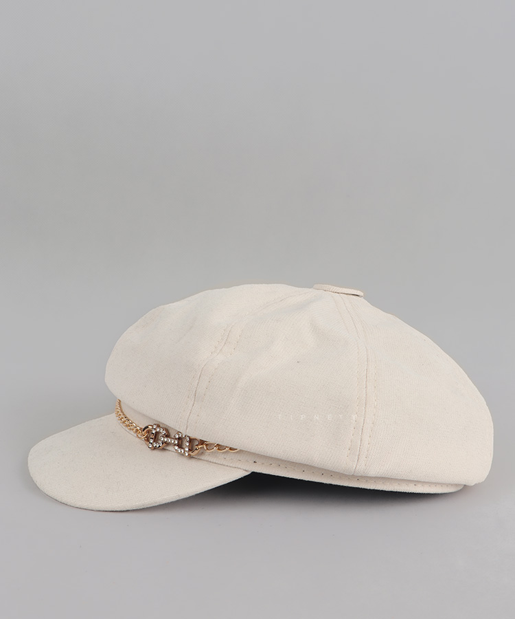 کلاه بیکر کپ ساده و زنجیر دار 6269