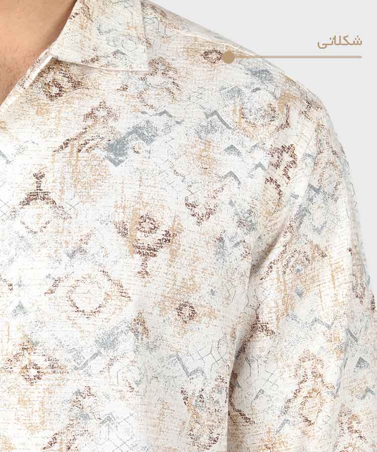                     طوسی سبز شکلاتی آبی پیراهن لش 4321  - تصویر 4