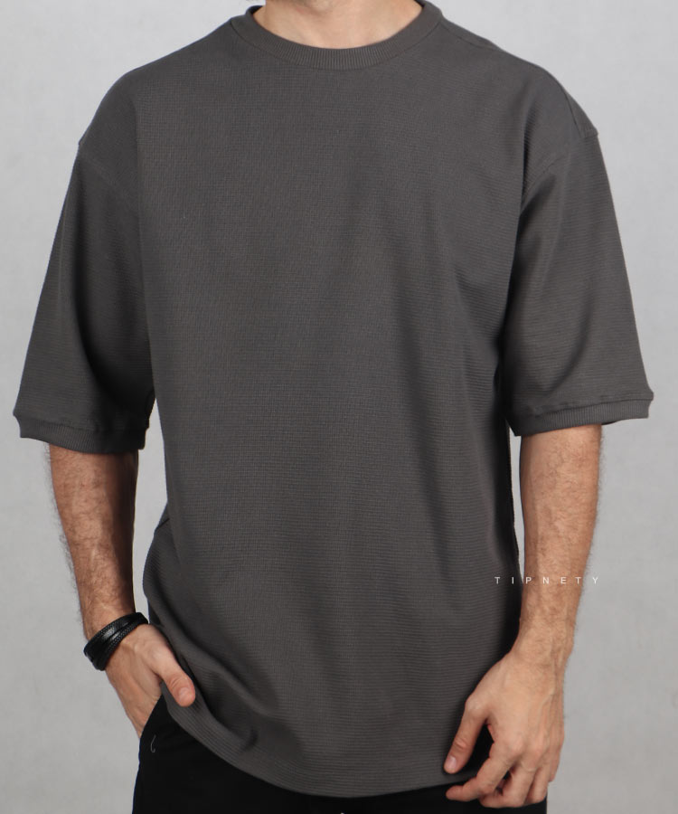                                                                                                                                                 کرم سفید لجنی یشمی دودی سبز مشکی سورمه ای تیشرت لش 1599  - تصویر 8