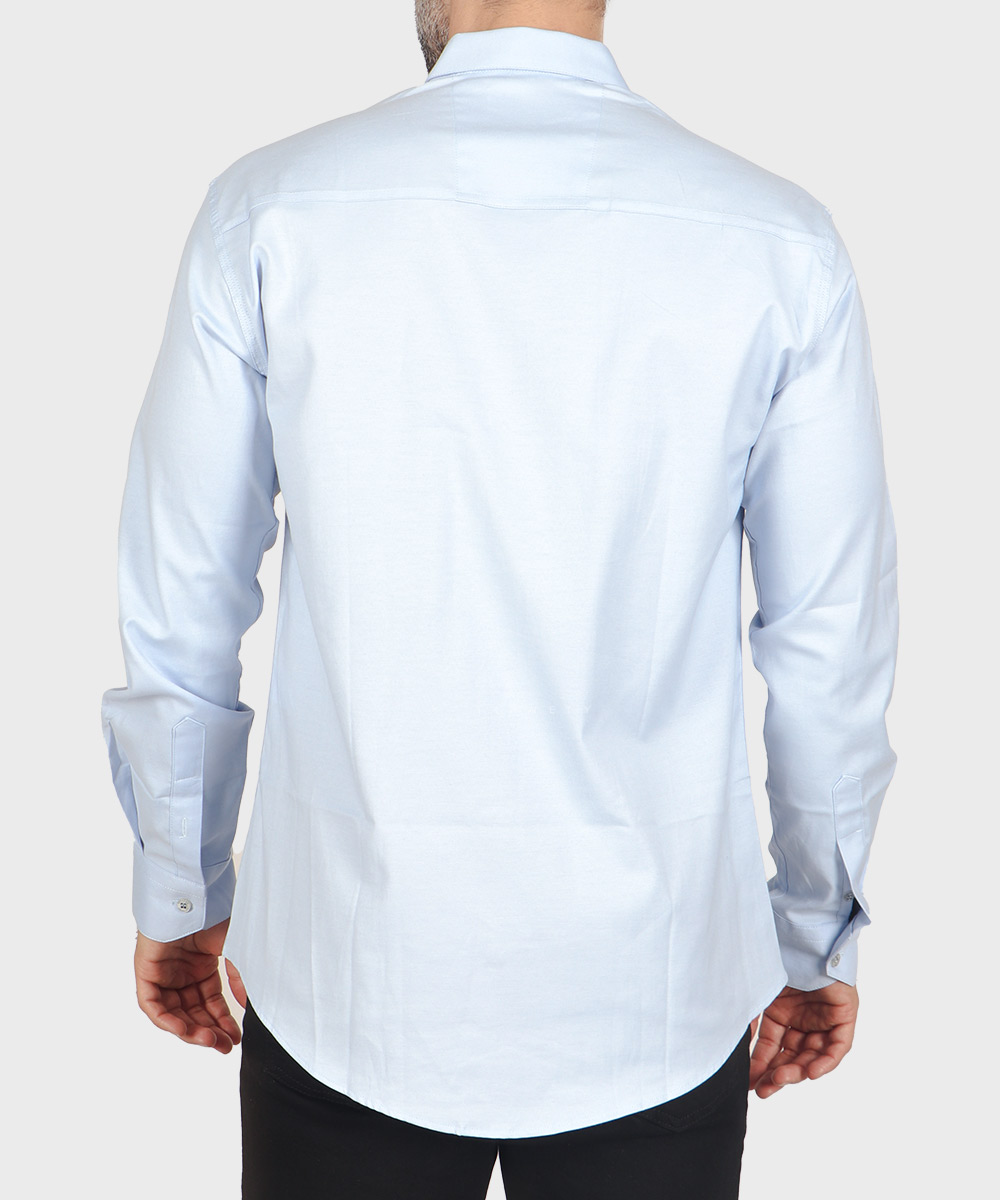             چرک   روشن               چرک   روشن   صدری نسکافه ای سورمه ای لجنی آبی آبی چرک آبی روشن پیراهن آستین بلند فیت 0363  - تصویر 6