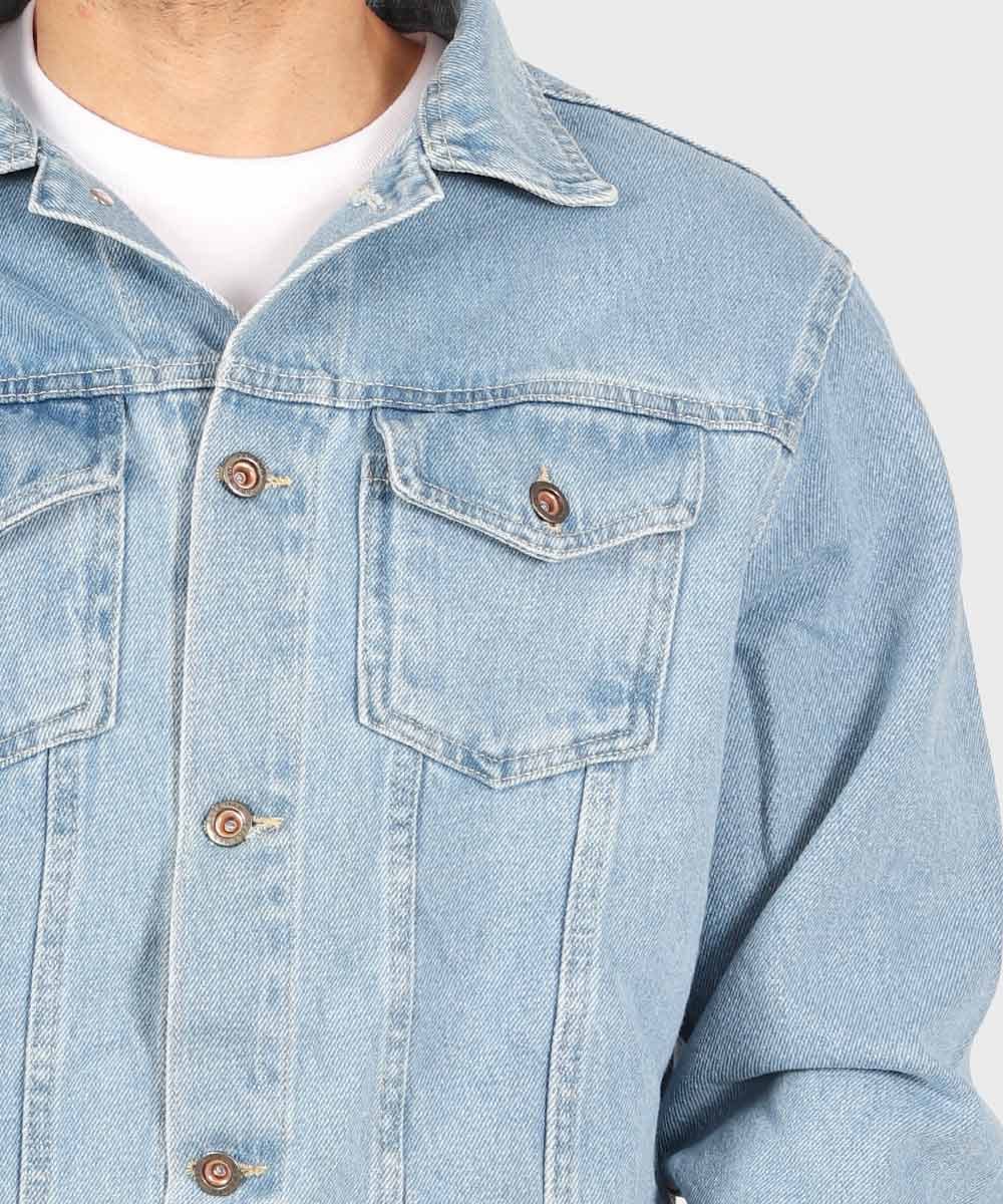         آبی روشن زمستانه کت جین 0201  - تصویر 4