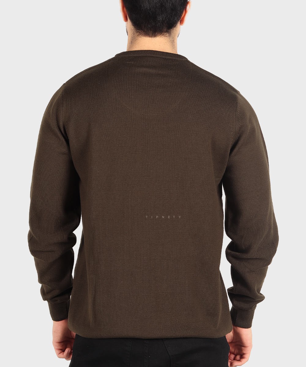           طوسی روشن لجنی نوک مدادی قهوه ای پاییزه پلیور 0116  - تصویر 11