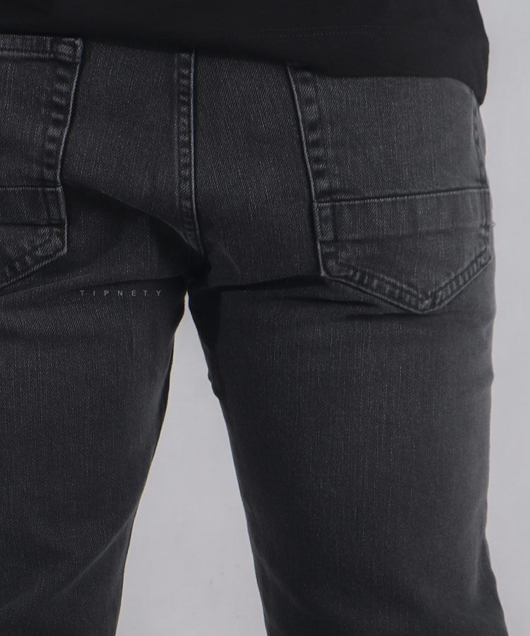                                 ذغالی شلوار جین اسلیم 0127  - تصویر 4